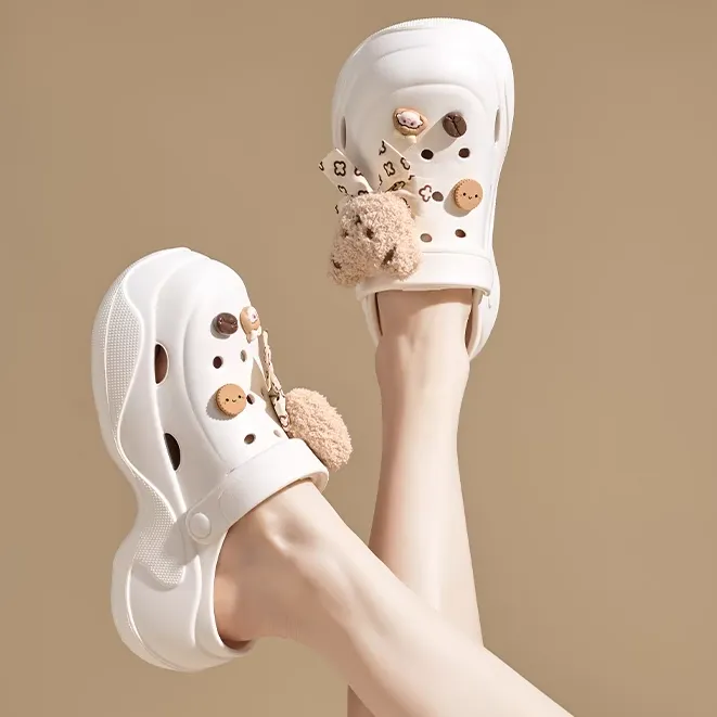 IEF/爱依服2025新款夏季女圆头厚底拖鞋5104-11645-