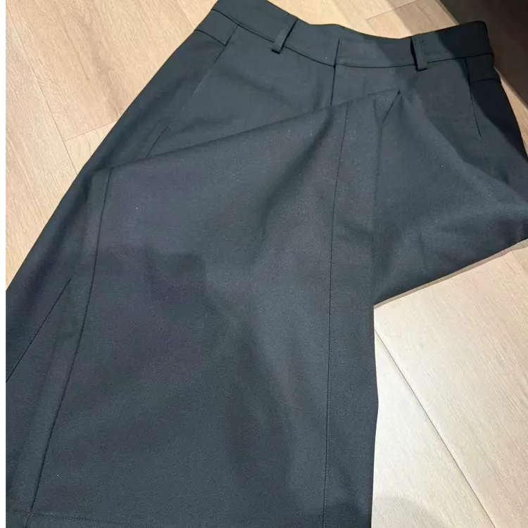 休闲西裤  复合面料挺阔有型 韩系休闲直筒裤女
