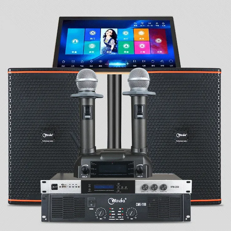 高端12寸KTV音响套装专业包厢家庭K歌影院专用音响家庭k歌设备