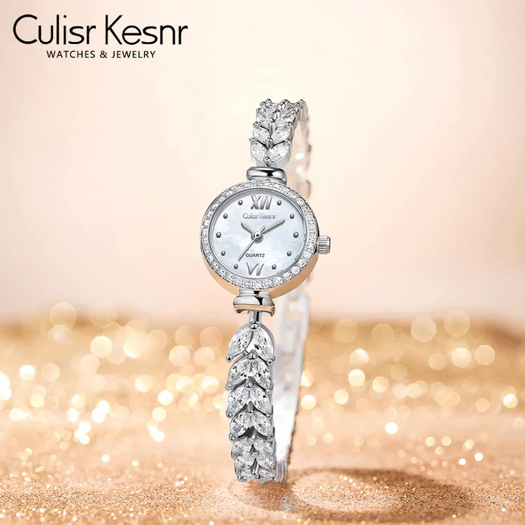 CK【官方直营】专柜美人鱼手表女款女士高颜值小众轻奢腕表镶钻女表