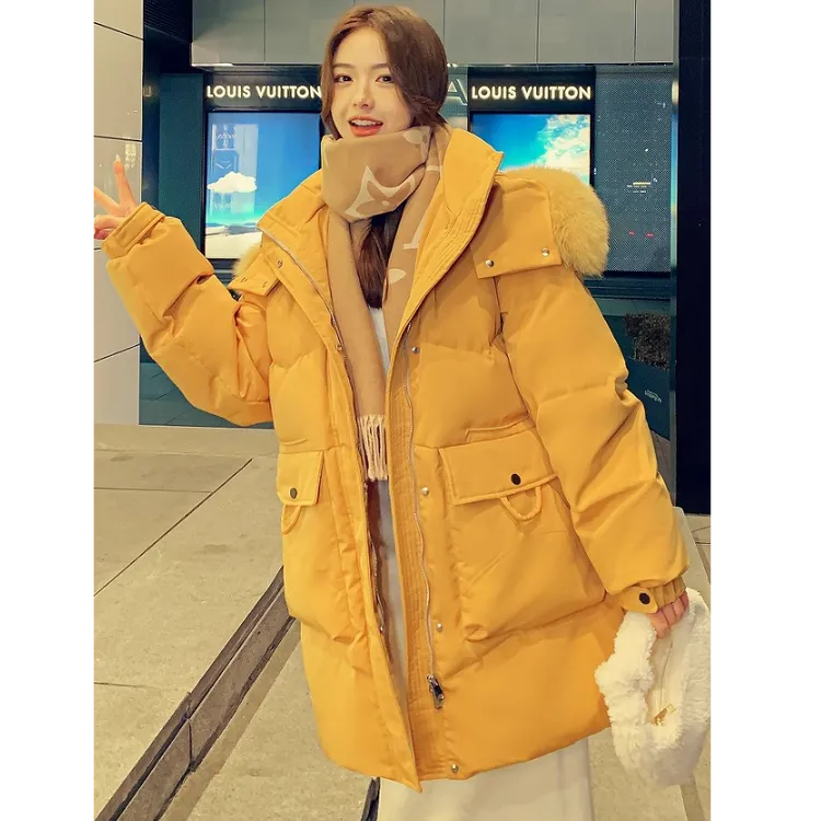特大码羽绒服女中长款2025冬装200斤胖mm240加肥加大韩版孕妇外套