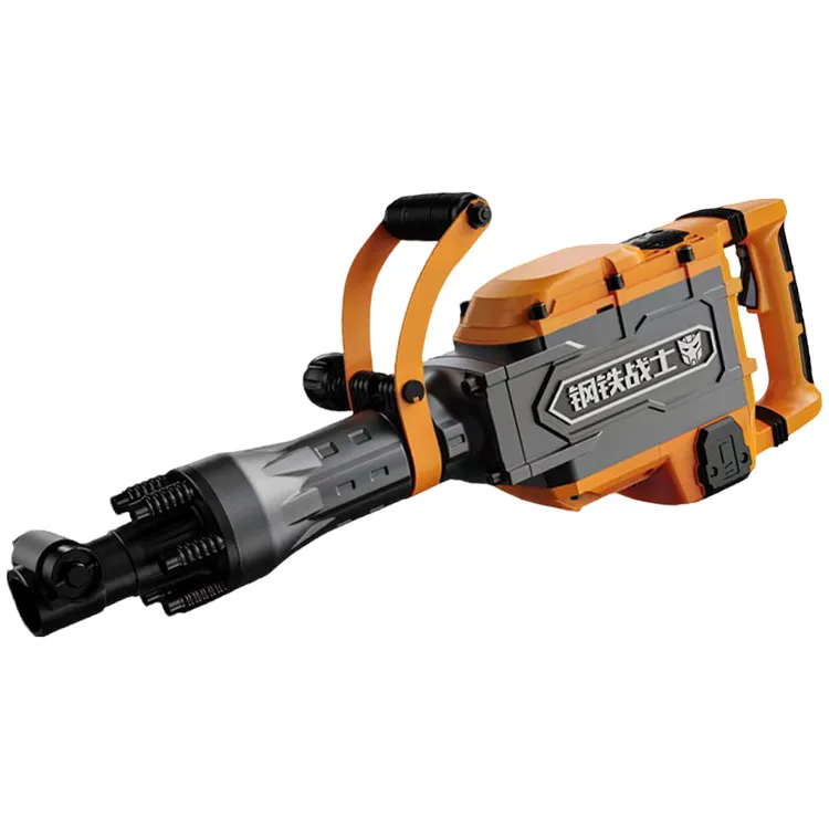 钢铁战士G-T1000电镐重型电搞拆墙混凝土电锤重载黄油镐机油镐