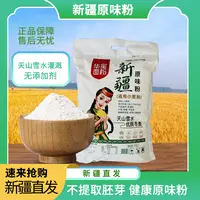 新疆沙漠原味面粉胚芽冬小麦粉包子饺子馒头面条新疆直发5/10斤1