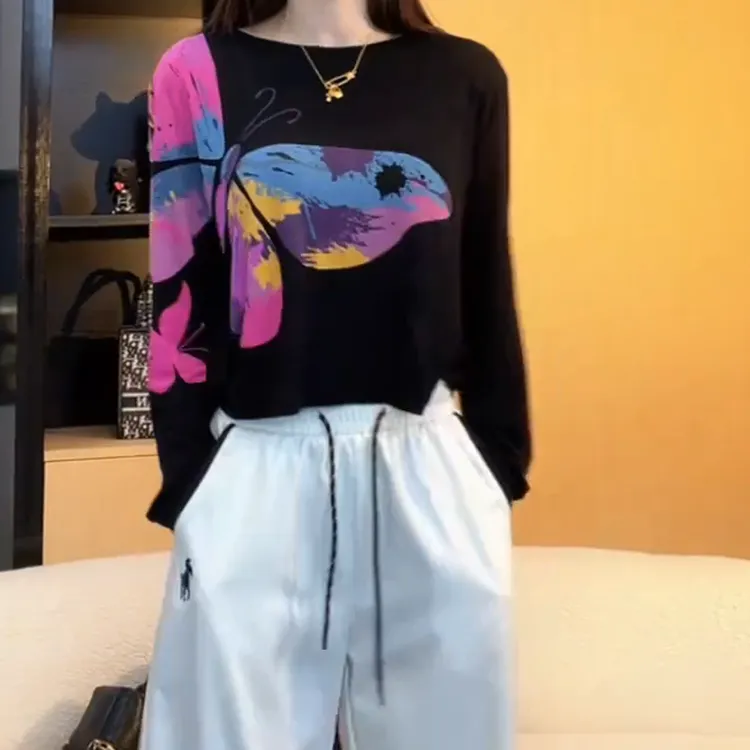 2565 夏季新款防晒T恤薄款长袖上衣