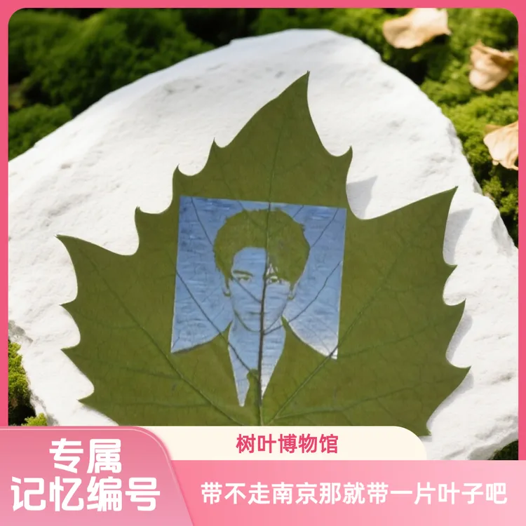 南京文创梧桐大道梧桐叶雕刻独家专属记忆礼物纪念日情侣毕业定制