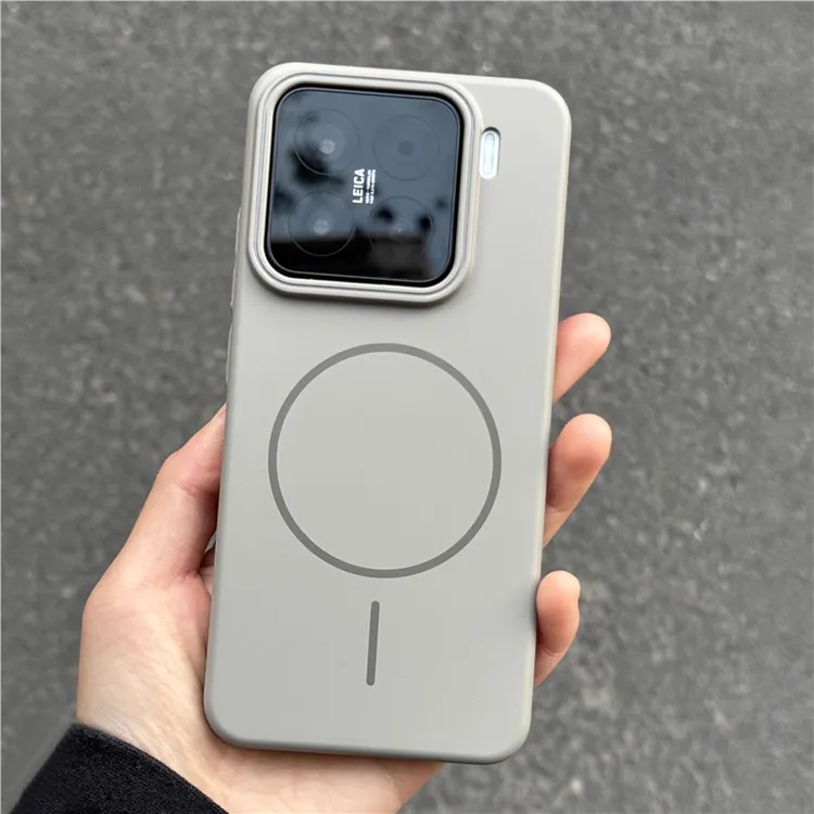 适用小米15磁吸手机壳超薄磨砂小米17Promax简约纯色14全包防摔13