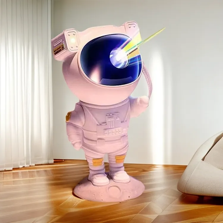 新品宇航员星空投影灯满天星激光投影灯星星礼品氛围灯太空人摆件