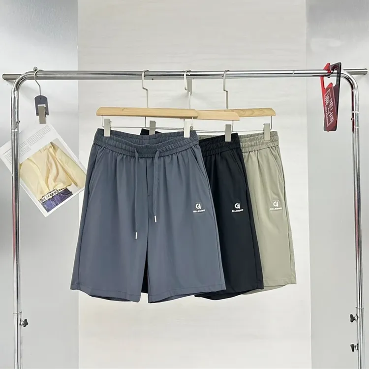 短裤男款夏季薄款男士速干五分宽松新款冰丝男士休闲五分裤