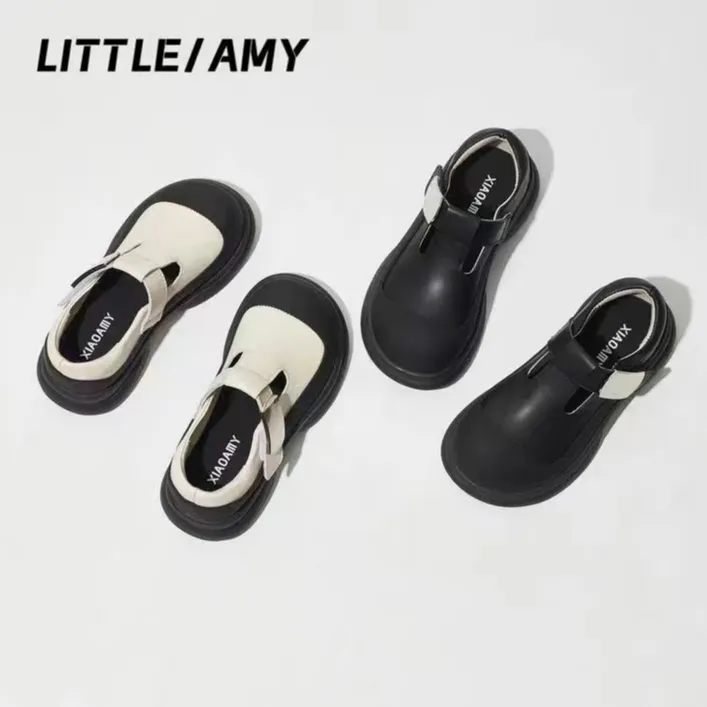 Litte amy/小艾咪夏季玛丽珍女鞋儿童小皮鞋2025新款英伦风公主鞋