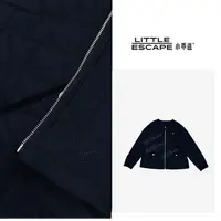 小乖逃休闲时尚黑色外套棉服百搭款拉达外套三角棉服N95181