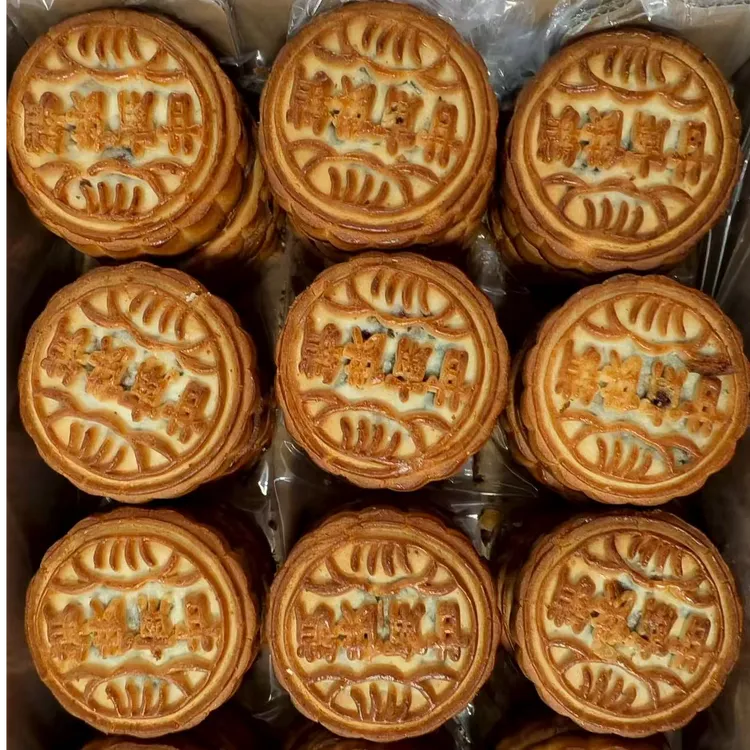 正宗老式五仁月饼传统糕点皮薄馅足儿时味道零食