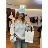 你的鱼 伦敦早课 微胖mm设计感斜肩绑带卫衣 9/24 19:00 新品