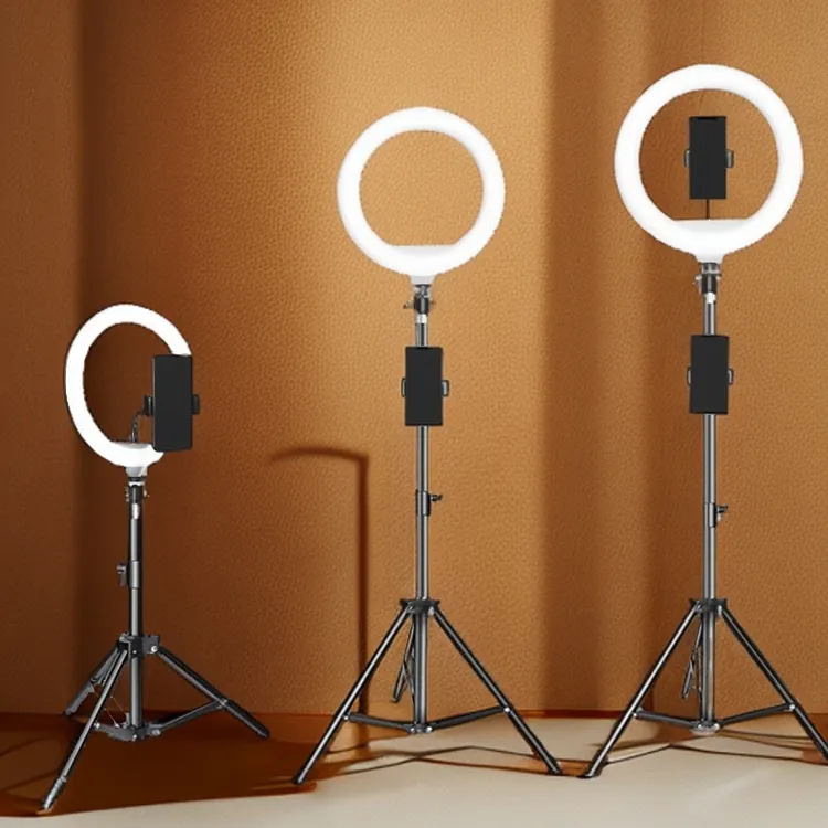 手机支架直播补光灯折叠手机支架摄影多功能可伸缩网红美颜自拍杆