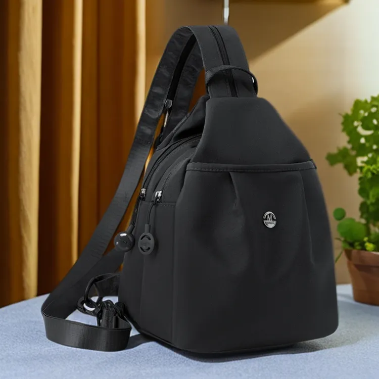 【升级加厚】25秋季多功能多层时尚百搭双肩包胸包休闲包轻便旅行包