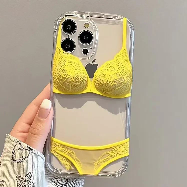 趣味比基尼适用苹果16手机壳iPhone14pro小众13创意15软套12硅胶