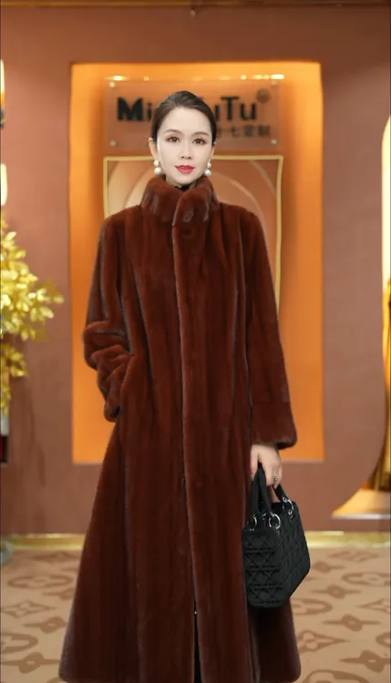 洛十七专属】高端气质冬季新品衣长115