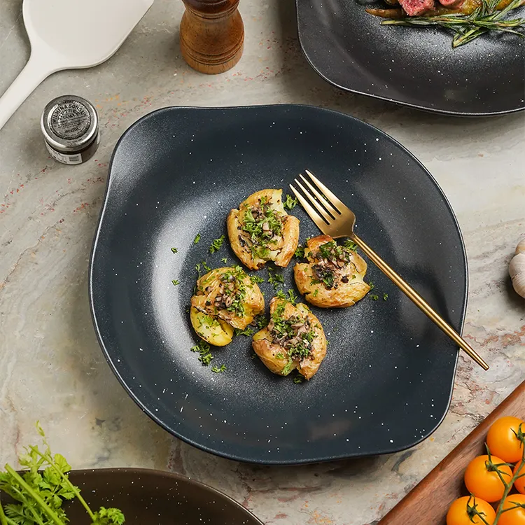 星空陶瓷锅炒锅不粘锅家用电磁炉通用平底锅炒锅不烫手-送锅铲