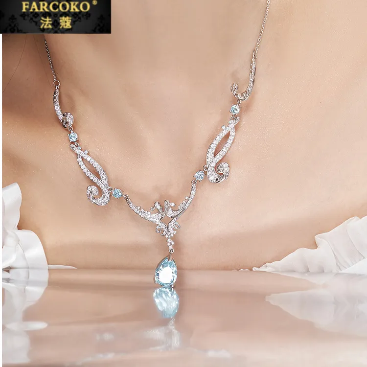 FARCOKO/法蔻 链子925银 项链女轻奢小众设计感情人节礼物送女友