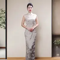 若夏1 2025新款改良旗袍气质日常优雅经典修身