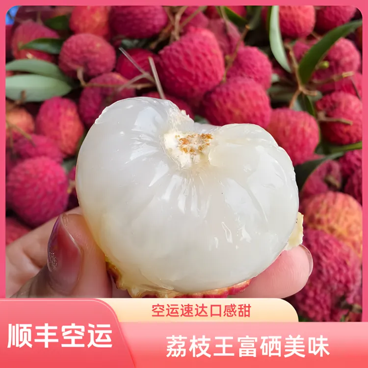 【巨无霸-荔枝王】5斤(净果4.5斤)海口永兴火山富硒荔枝王