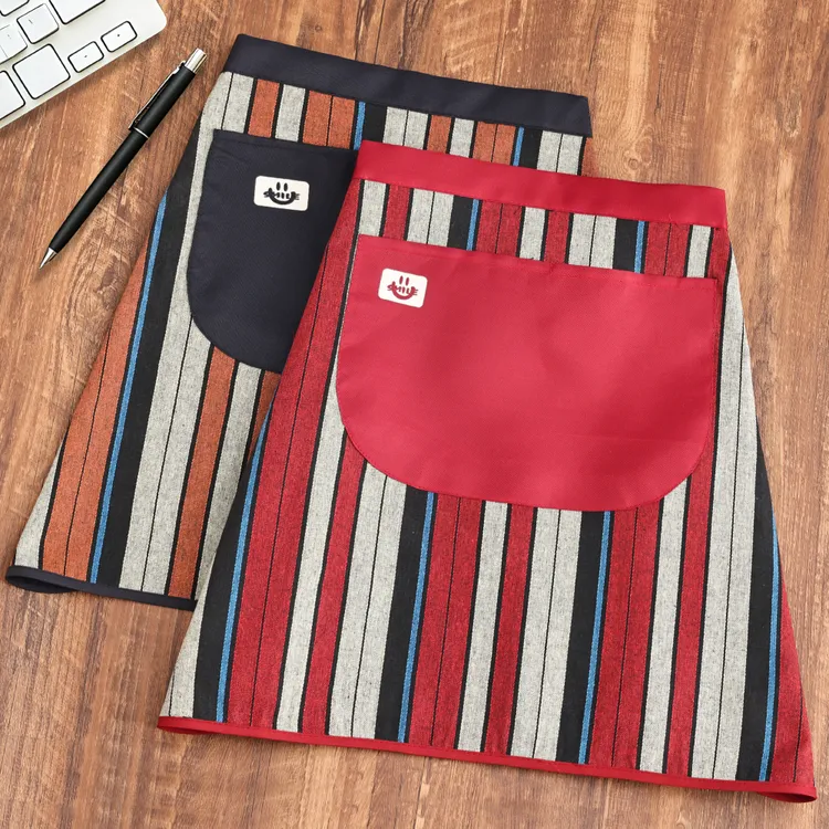 半身围腰防油耐穿洋气围裙厨房做饭家用罩衣舒适透气工作服男女款