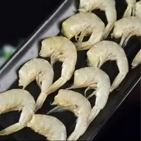鲜活去头速冻 肉质紧致 鲜嫩美味 羊毛虾虾尾 3斤/盒