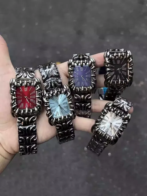 小众复古方块手表炫酷Y2K异形爪子欧美风小众高级感男士腕表