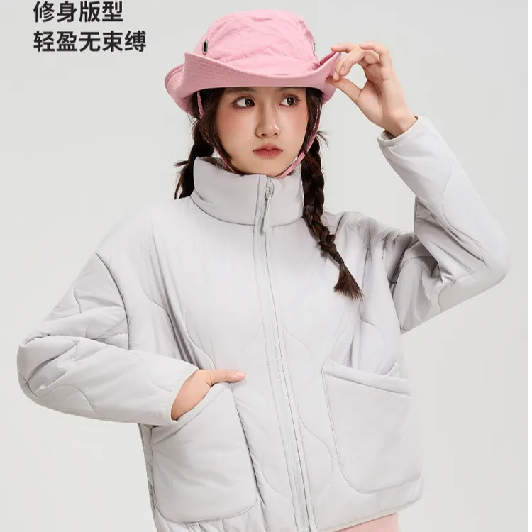 【特价】2025冬季时尚保暖立领羊毛气绒衣-R045