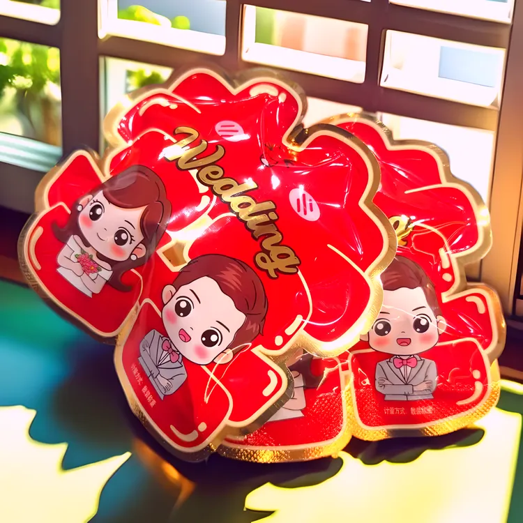 婚庆喜糖软糖礼盒装 创意喜字糖果 结婚庆典专用糖果 