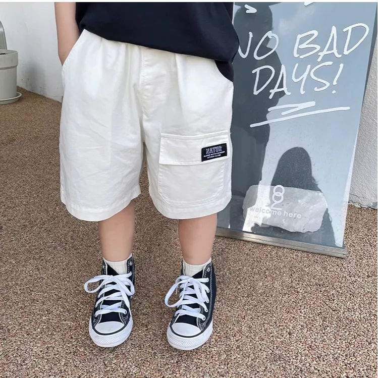 男童裤子夏季儿童短裤中大小童工装中裤爆款夏装时尚薄款五分裤潮