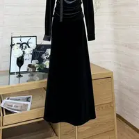 【夜曲】法式修身显瘦气质半裙-25103