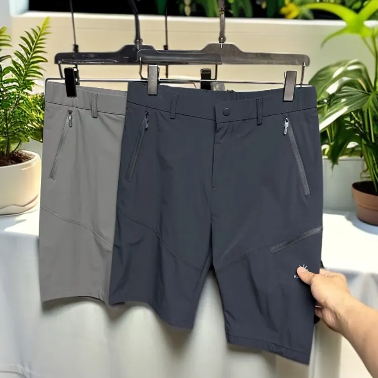 8901男款速干透气夏季直筒裤短裤男式时尚舒适薄款休闲裤户外运动