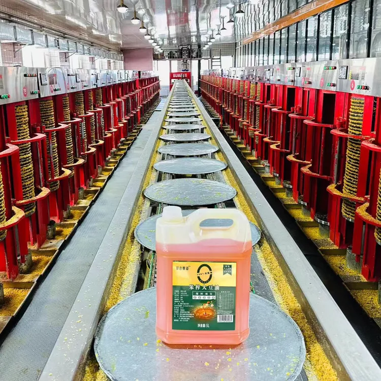 和合膳道低温笨榨大豆油5升净重9斤2两（小明）*