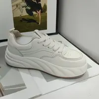 女鞋小白鞋板鞋百搭厚底时尚休闲鞋609