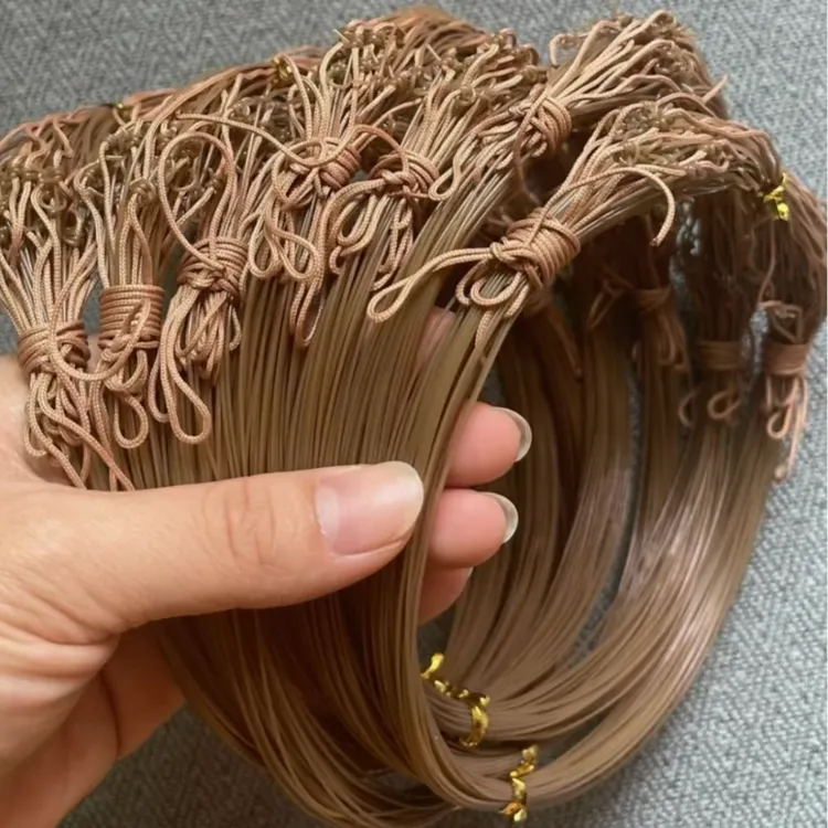 【跑不掉】2025年新款户外手工编织鱼线尼龙枯草色尼龙编织绳子