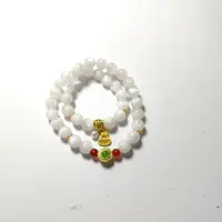 非金属玻璃手链 非金属玻璃手链 s1076-七彩双圈手串