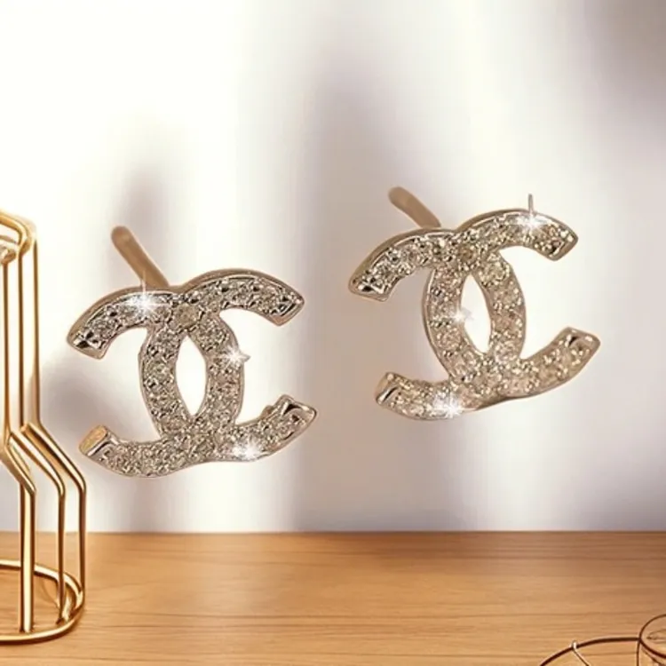 925银耳饰 网红耳钉女防过敏睡觉不用摘耳环韩版流行轻奢风饰品