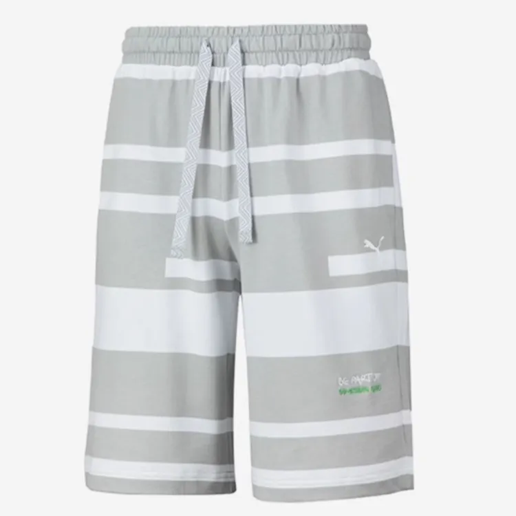 PUMA/彪马短裤男女情侣夏学院风条纹休闲运动五分裤 539987-37-10