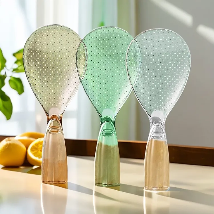 【新人福利】可立式高颜值饭勺家用电饭煲盛饭勺子打饭耐高温透明