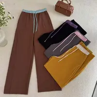 82532#拼色休闲卫裤