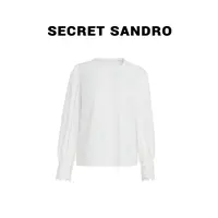 【圆领蕾丝】【多娜&Secret Sandro粉丝专享】 衬衫 C65202057N