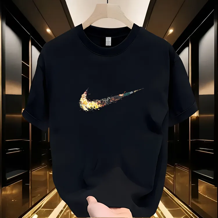 美式痞帅爆款重磅纯棉短袖T恤青年男装夏季新款潮牌宽松百搭上衣