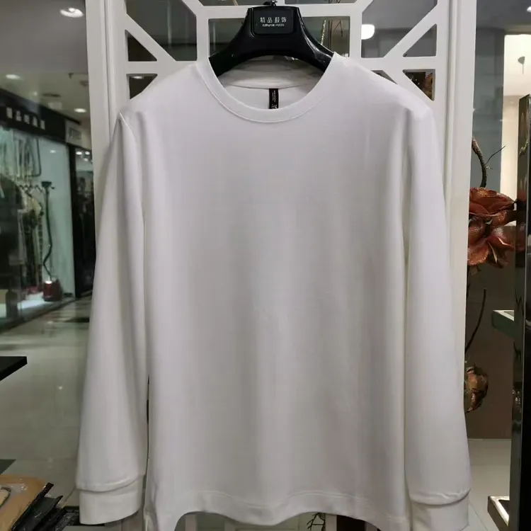 日常男款男装长袖纯色春季打底衫休闲T恤