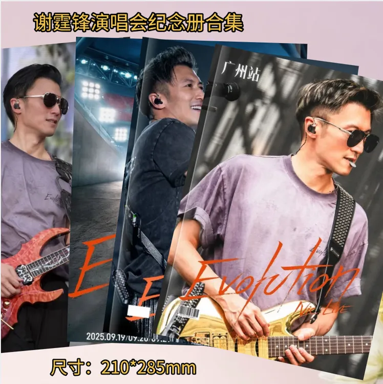谢霆锋演唱会纪念册台历收藏礼品照片书