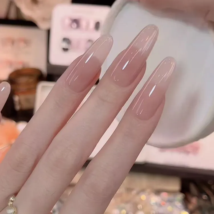 露丝 - painted clear bow 纯手工穿戴甲 10片装