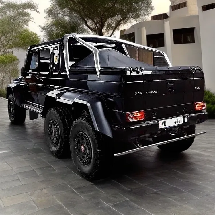 越野六驱奔驰大G儿童电动车遥控玩具车男女宝宝可坐人童车六轮