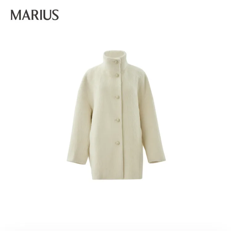 MARIUS-M-‘蒙奇大衣’经典宽松中长款国产毛呢大衣