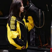 原创【机能防晒】重磅黄黑防晒服 刺绣洗水拼接宽松不规则男女款