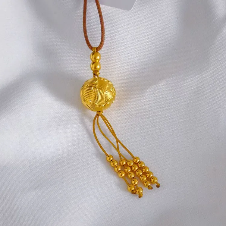 【小鹏黄金】足金999绣球牡丹花5D工艺吊坠 5.01 附加20每件