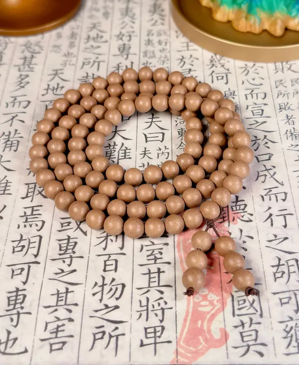 【大师精品】妈祖庙香灰净界珠8mm*108中药手串合香珠